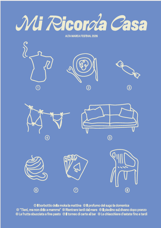 Poster Alta Marea Festival - Blu